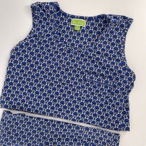 Vera Bradley Tank Top and Shorts Combo Sleeveless Floral Print Casual Top Size S